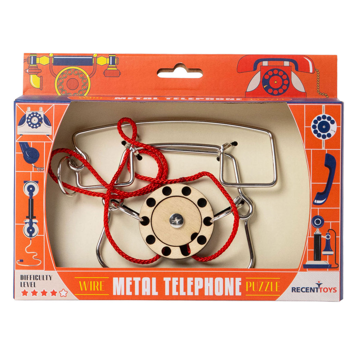 Recent toys denkspel puzzel metal phone