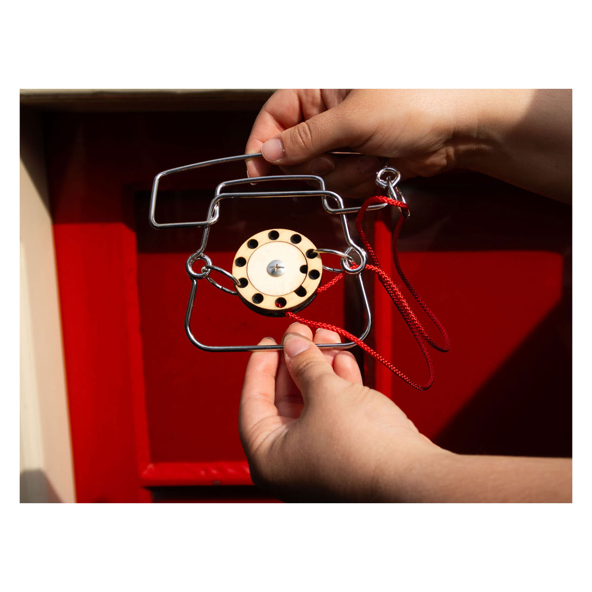 Recent toys denkspel puzzel metal phone