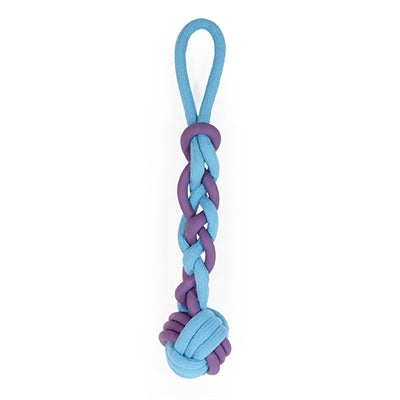 Battersea touw rubber tug blauw