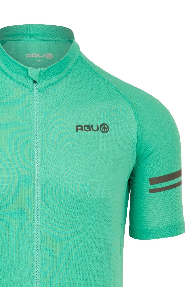 Core fietsshirt ss essential heren pool side green