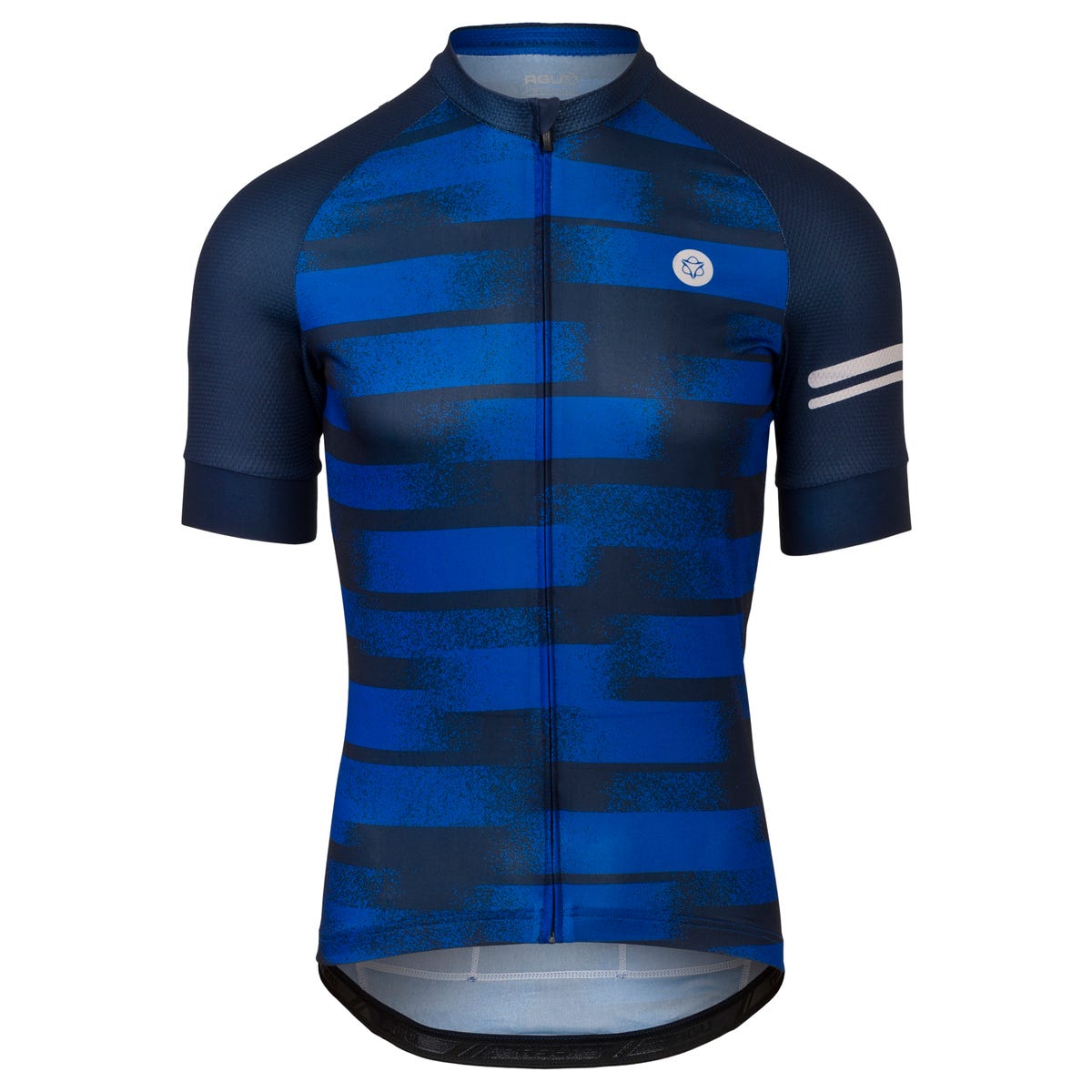 Grainy stripe fietsshirt essential heren