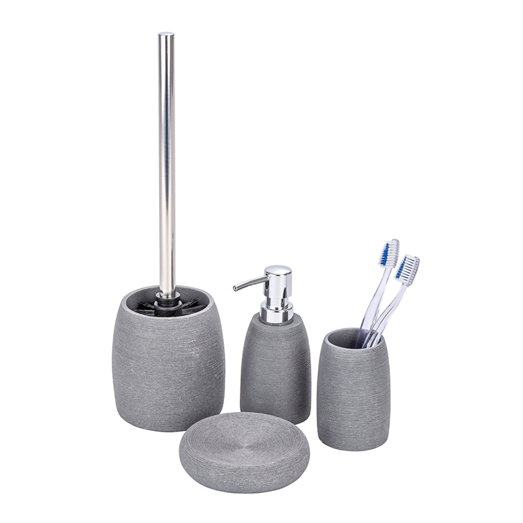 Wenko 1064996 - tandenborstelbeker goa grijs | 2 stuks