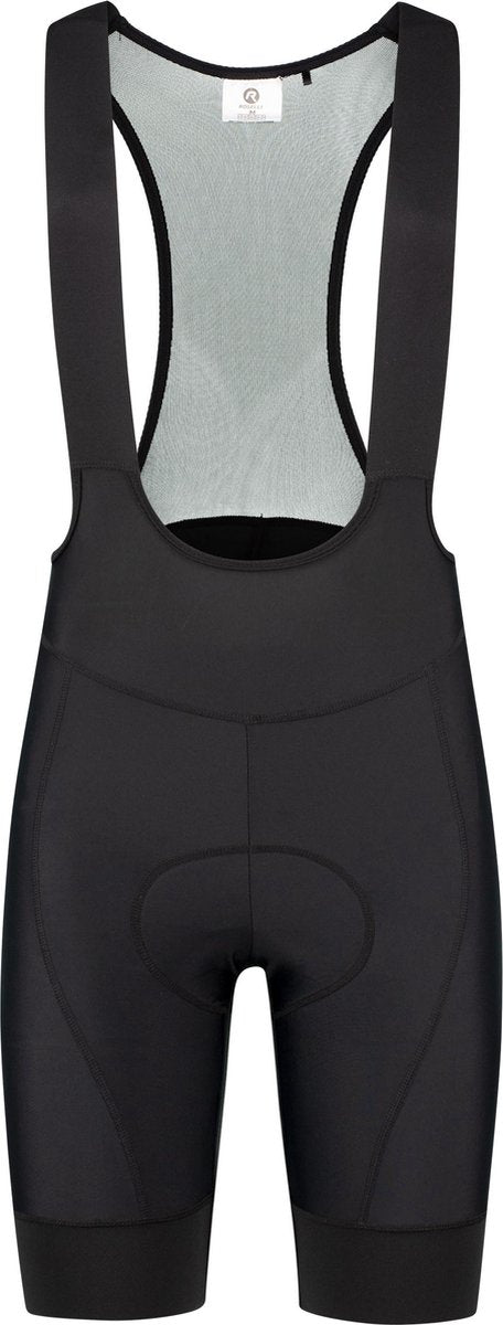 Rogelli essential ii korte fietsbroek dames - bretels - zwart - xl