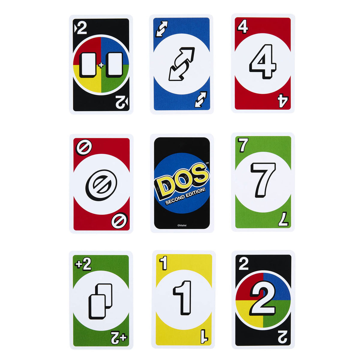 Mattel games uno dos second edition