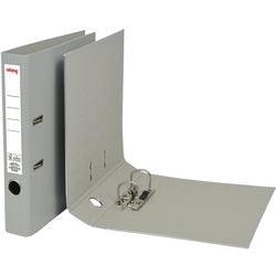 Ordner viking a4 karton, pp (polypropeen) grijs staand 2-rings 1 stuk