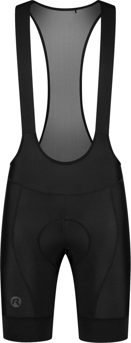 Rogelli essential korte fietsbroek - met bretels - heren - zwart - maat s