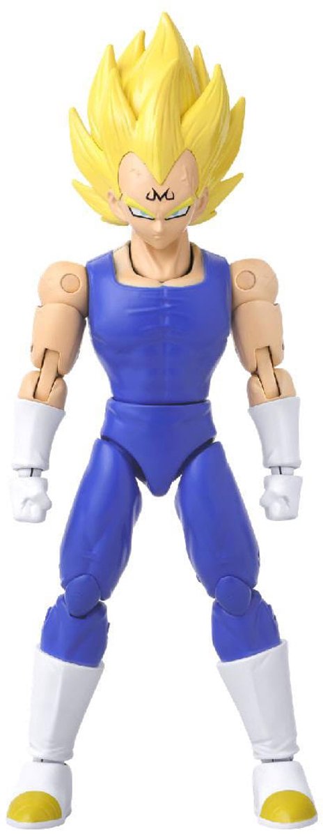 Bandai - dragon ball z - dragon stars 17 cm action figure - majin vegeta - officieel gelicenseerde dragon ball - majin vegeta action figure - kinderspeelgoed 4+ - 40731