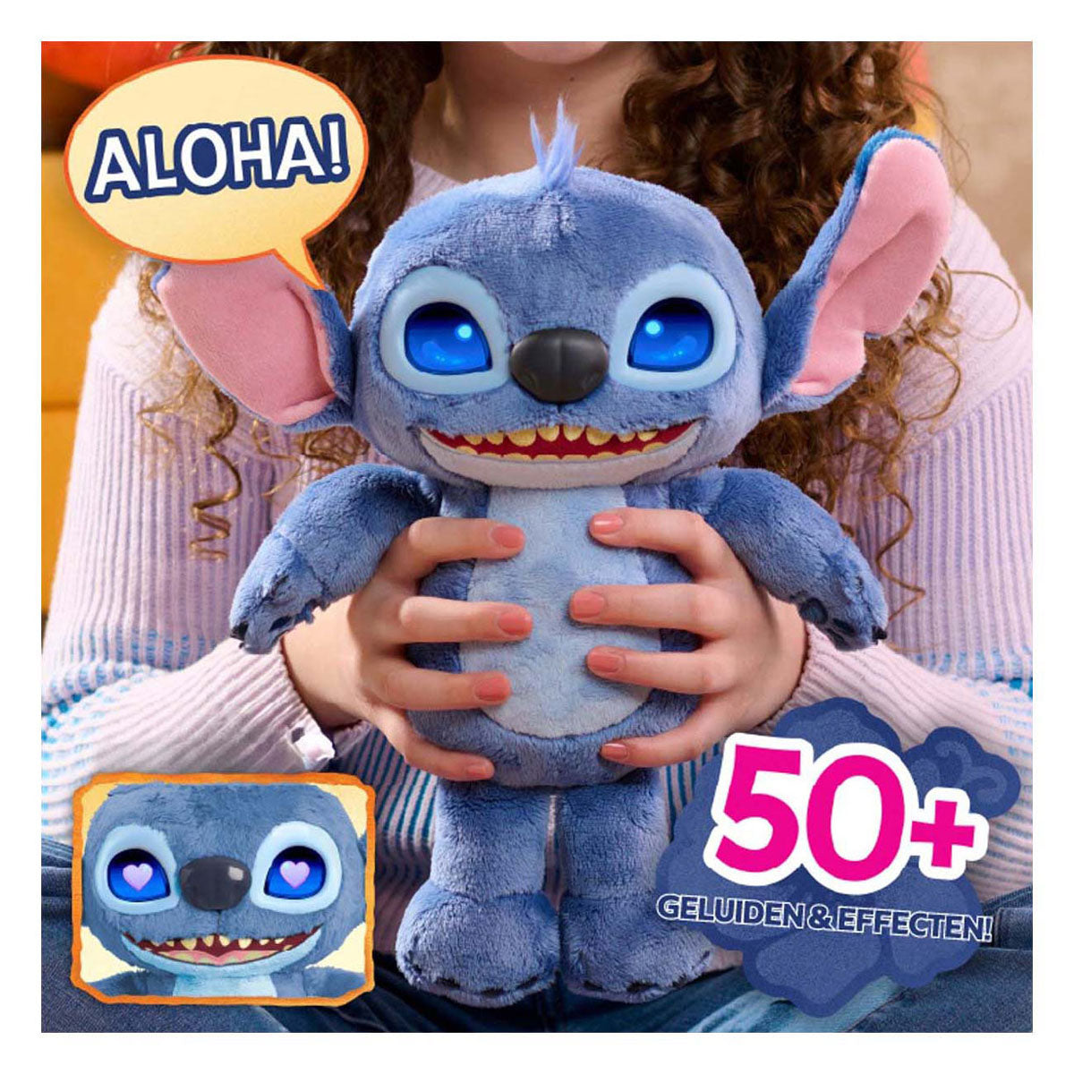 Just play many moods of stitch - interactieve knuffel