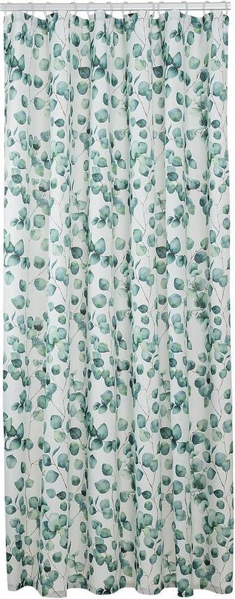 Sealskin ayra douchegordijn 180x200 cm - polyester - groen wit