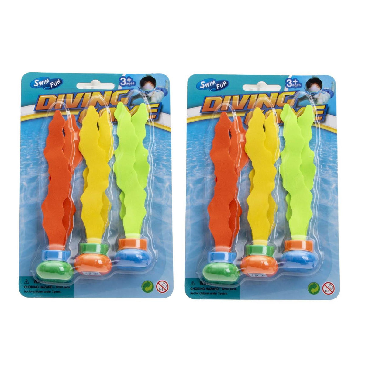 Duikstaven 16cm 3 stuks op kaart