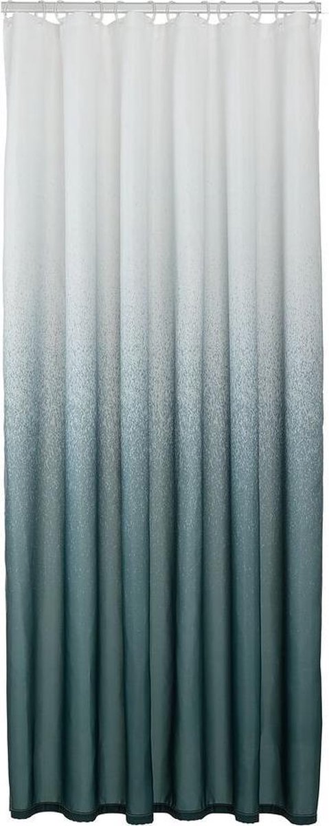 Sealskin blend - douchegordijn 180x200 cm - polyester - groen wit