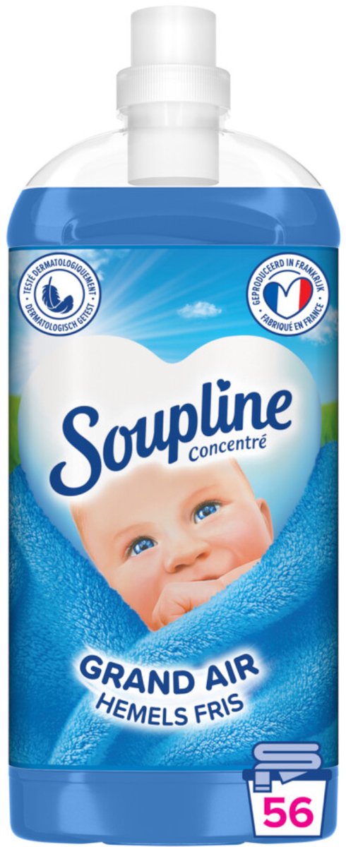 Soupline wasverzachter hemels fris 1350 ml