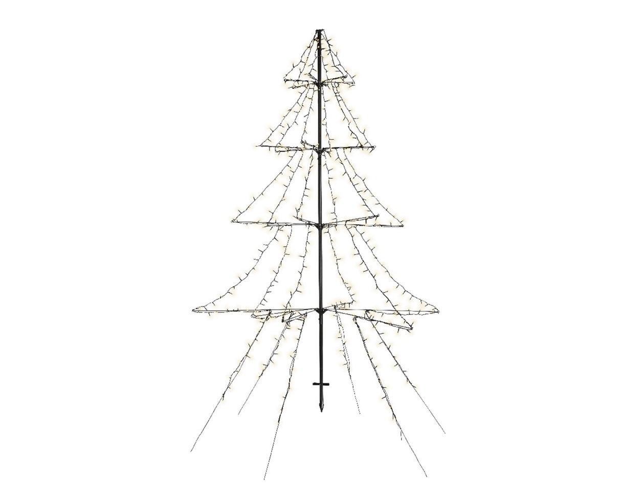 Lumineo kerstboom vorm led buitenverlichting 200