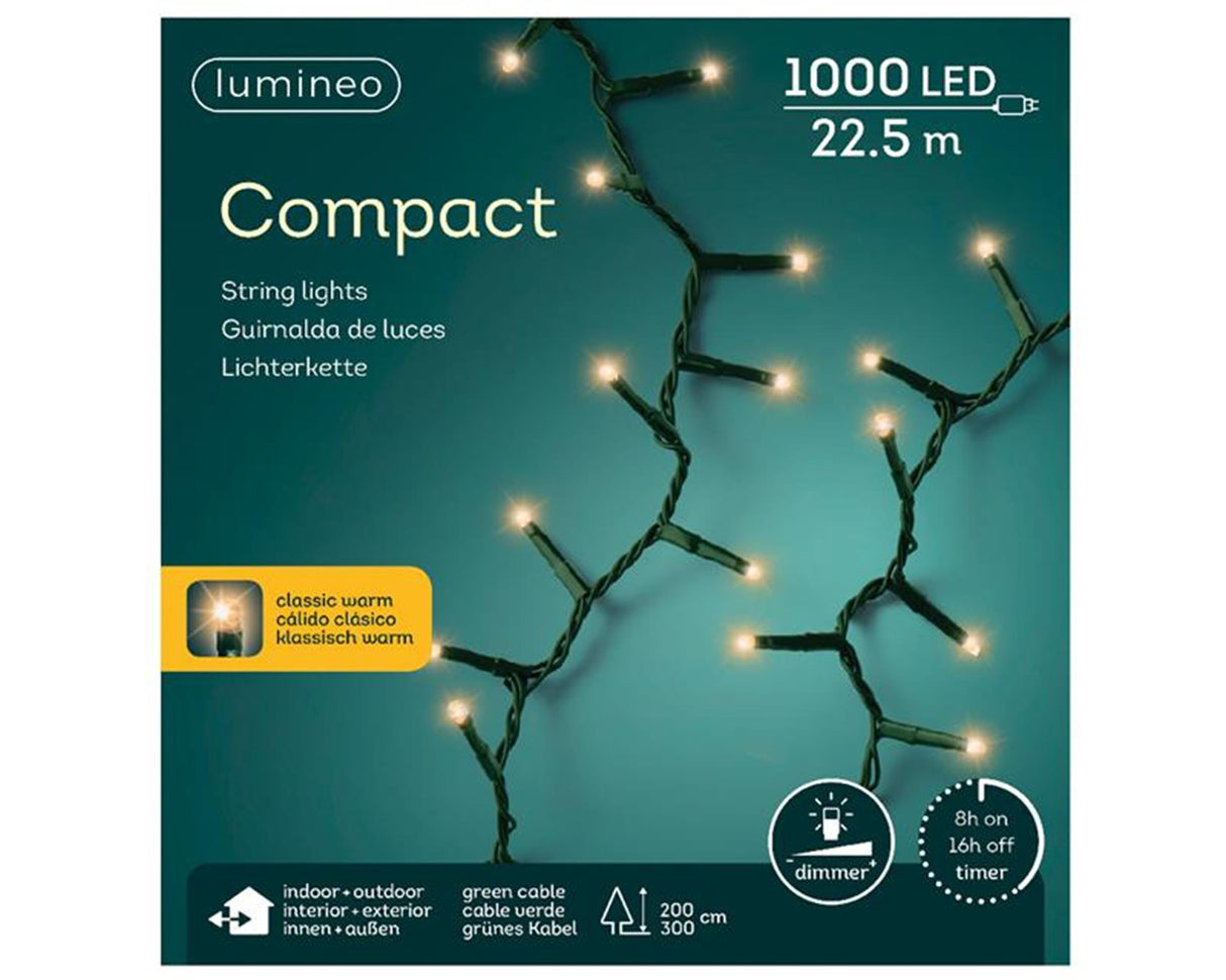 Lumineo led-compact lights buiten 1000led 22m