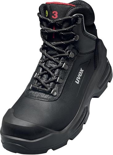 Uvex werkschoen quatro pro 6879 s3 hoog zwart mt45