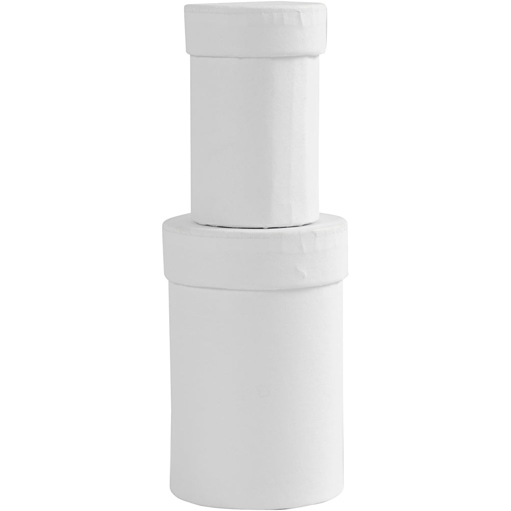 Http: www.cchobby.nl ronde-dozen-h-7-9-cm-afm-4-5-6-cm-wit-2-stuk-1-set