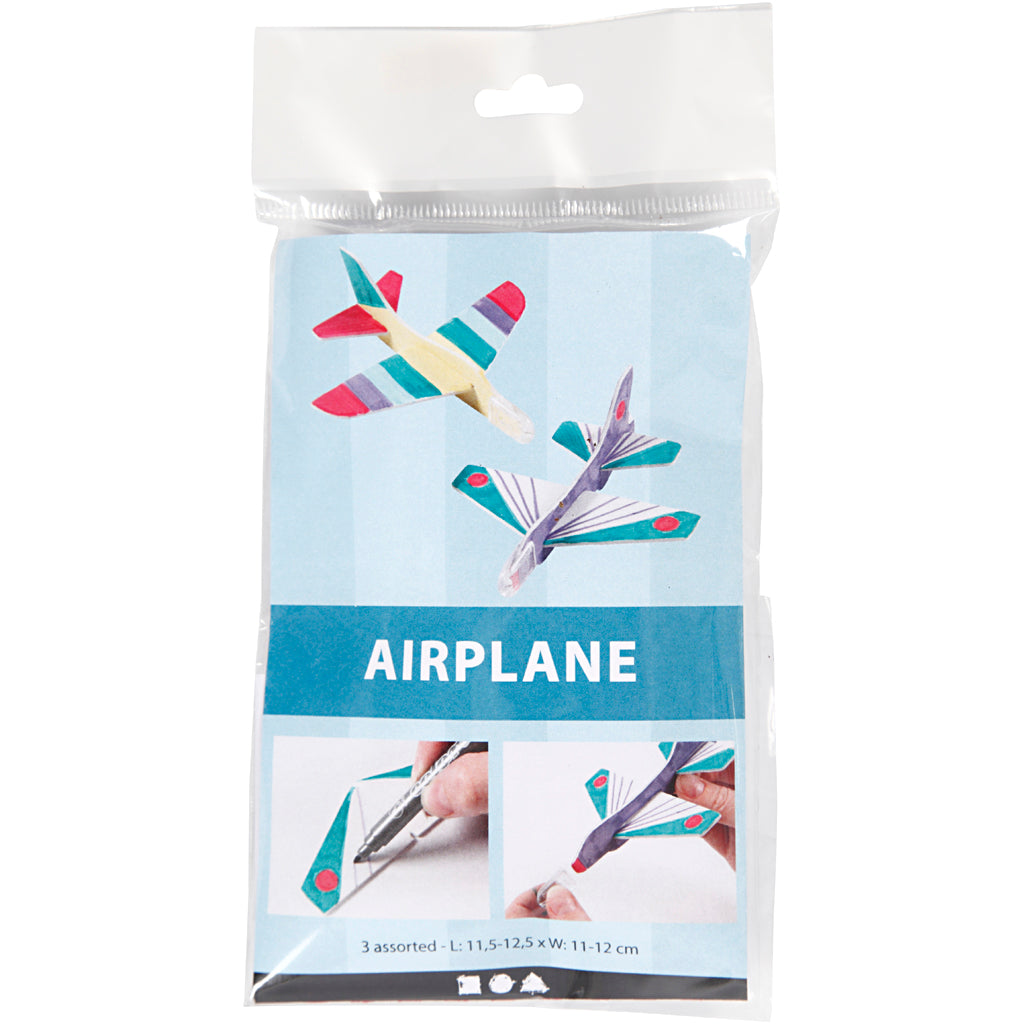 Creativ company https: www.cchobby.nl vliegtuigen-l-11-5-12-5-cm-b-11-12-cm-wit-3-stuk-1-doos