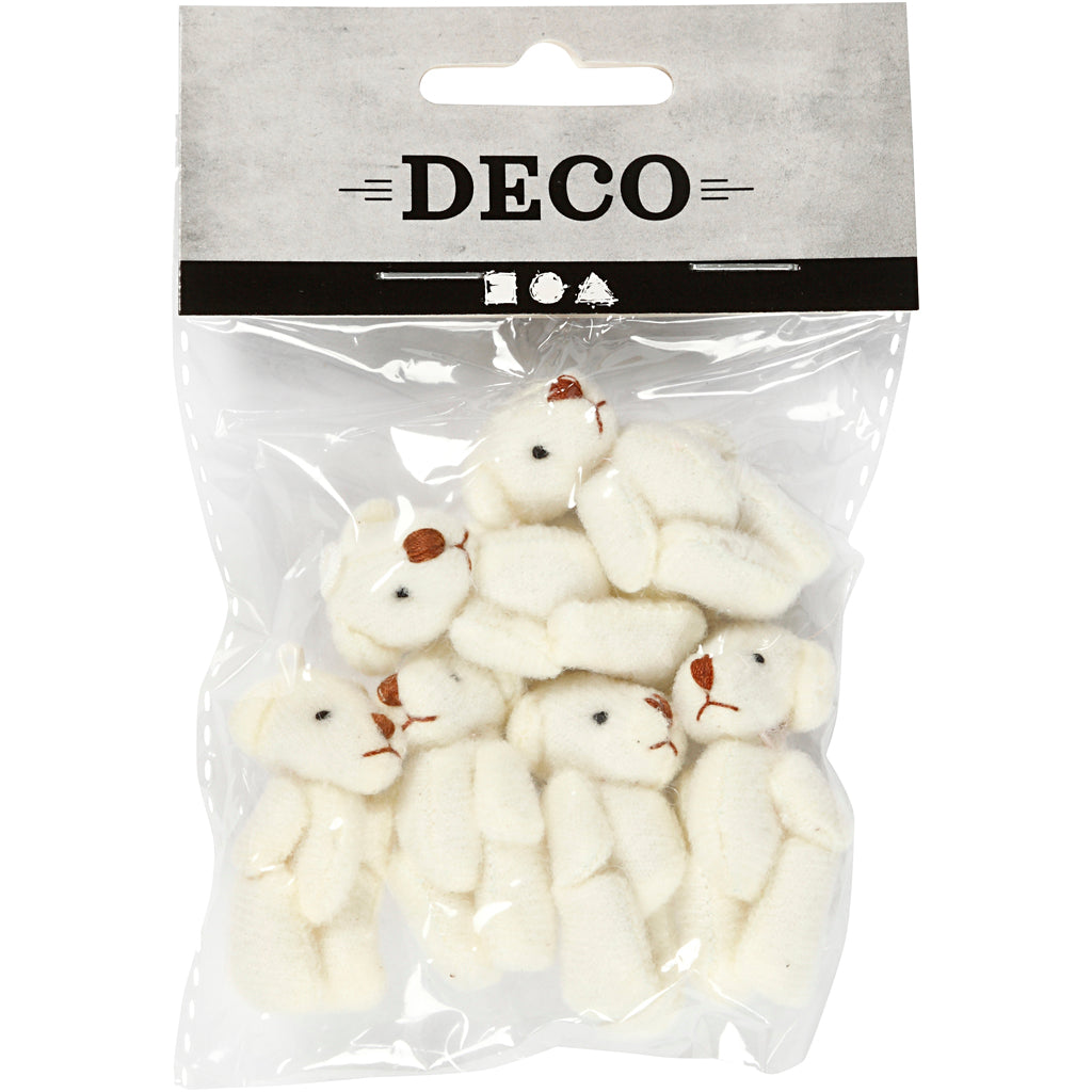 Creativ company http: www.cchobby.nl mini-beertjes-afm-4x2-5-cm-6-stuk-1-doos