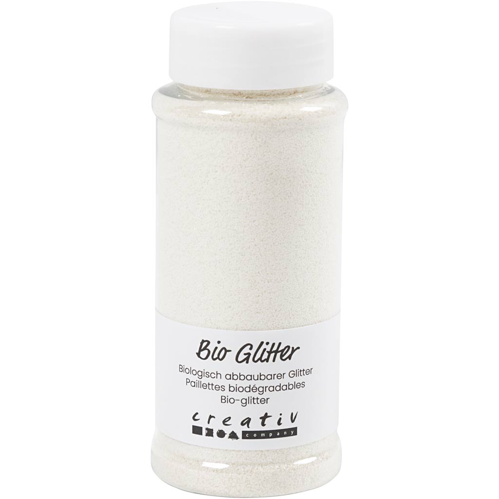 Creativ company http: www.cchobby.nl bio-sparkles-wit-140-ml-1-doosje