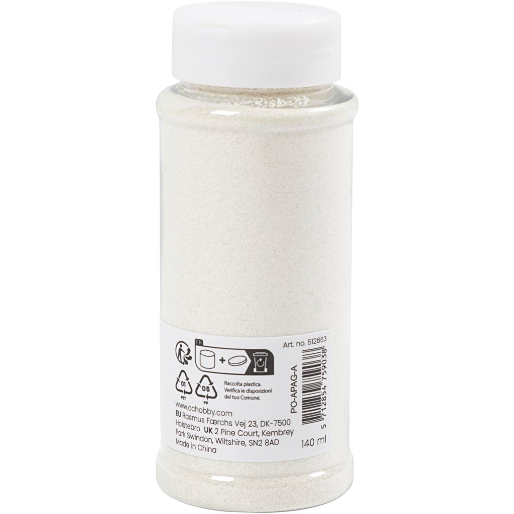 Creativ company http: www.cchobby.nl bio-sparkles-wit-140-ml-1-doosje