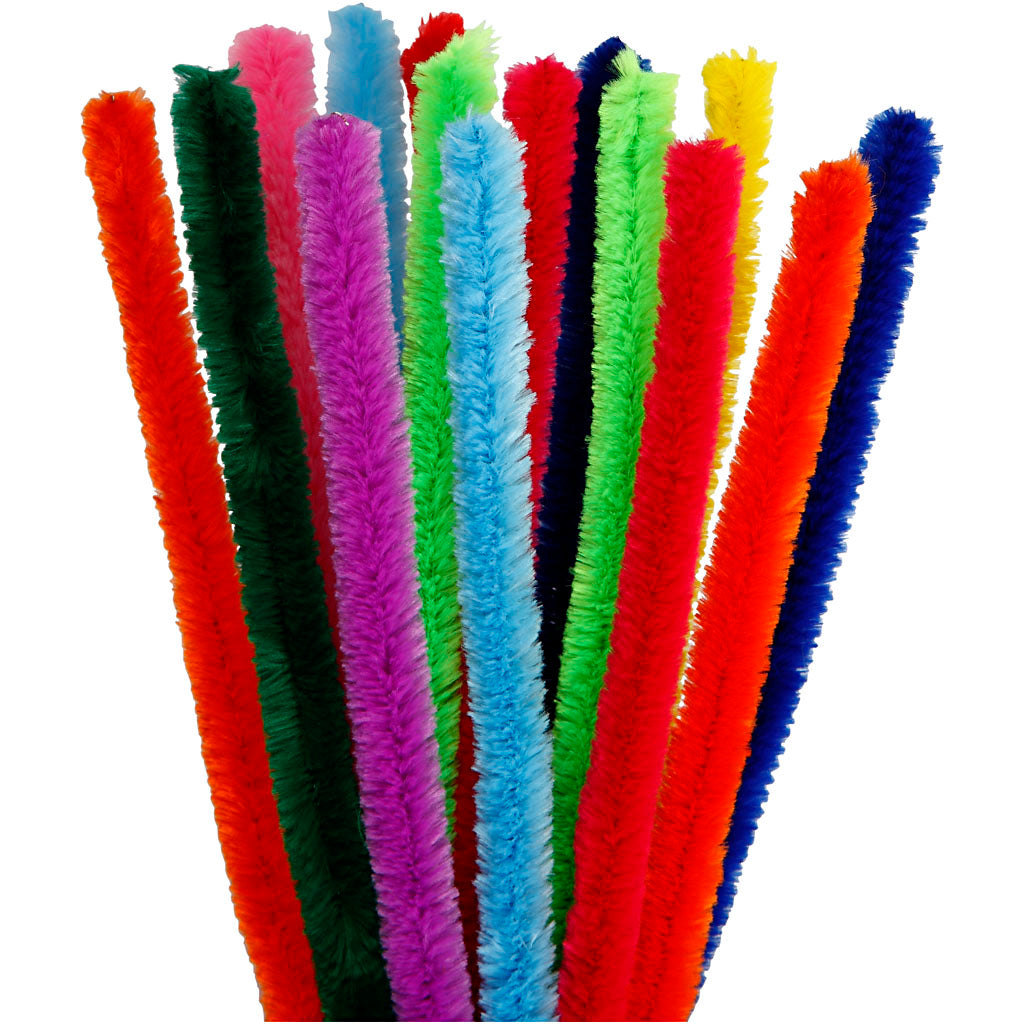 Creativ company https: www.cchobby.nl chenille-l-30-cm-dikte-15-mm-diverse-kleuren-15-div-1-doos