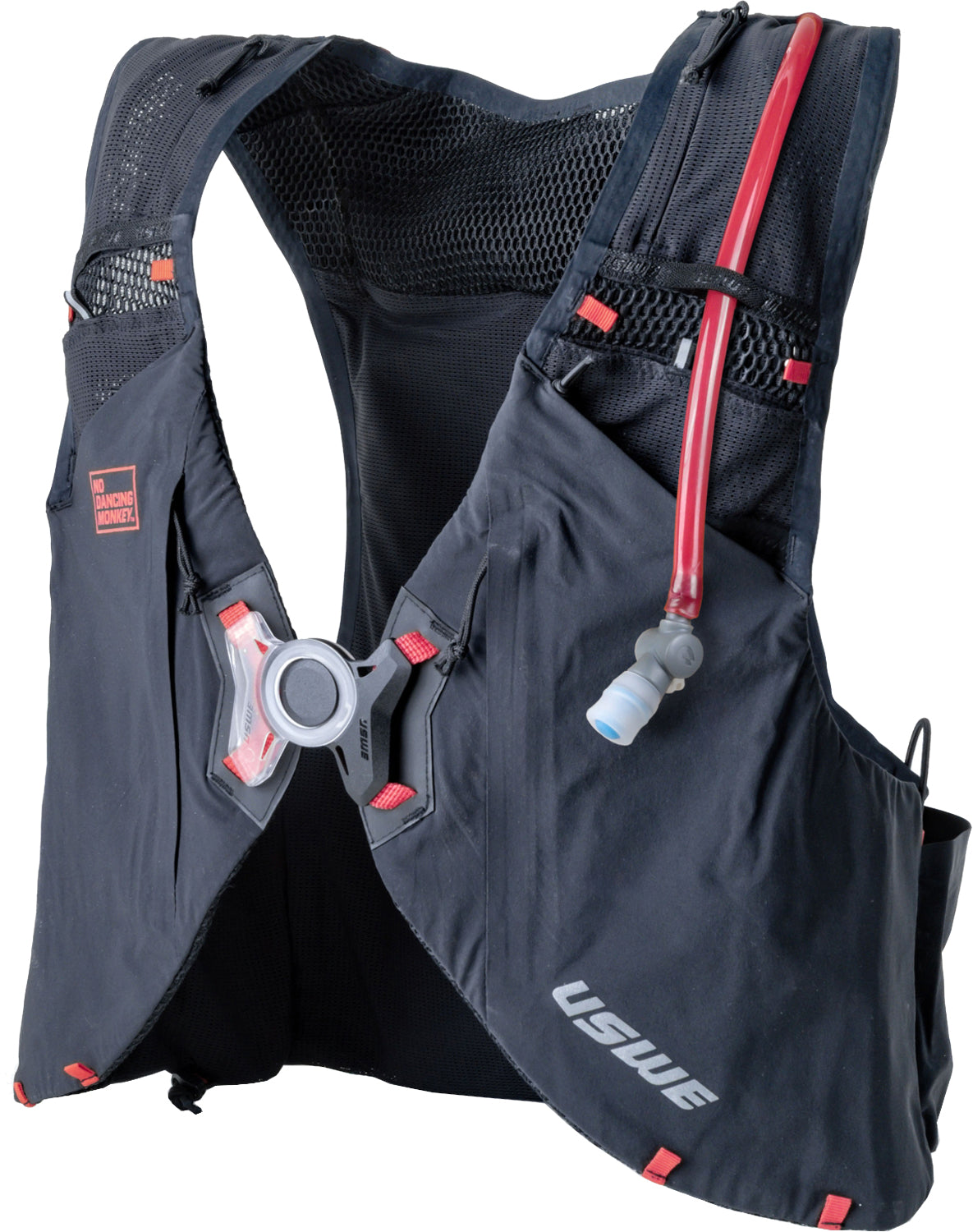 Uswe vst 8l bike vest - black hydration waistcoat | s