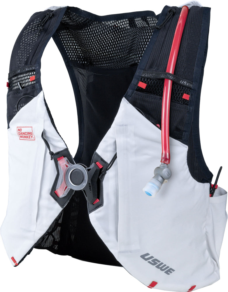 Uswe vst 8l bike vest - hydration waistcoat white | m