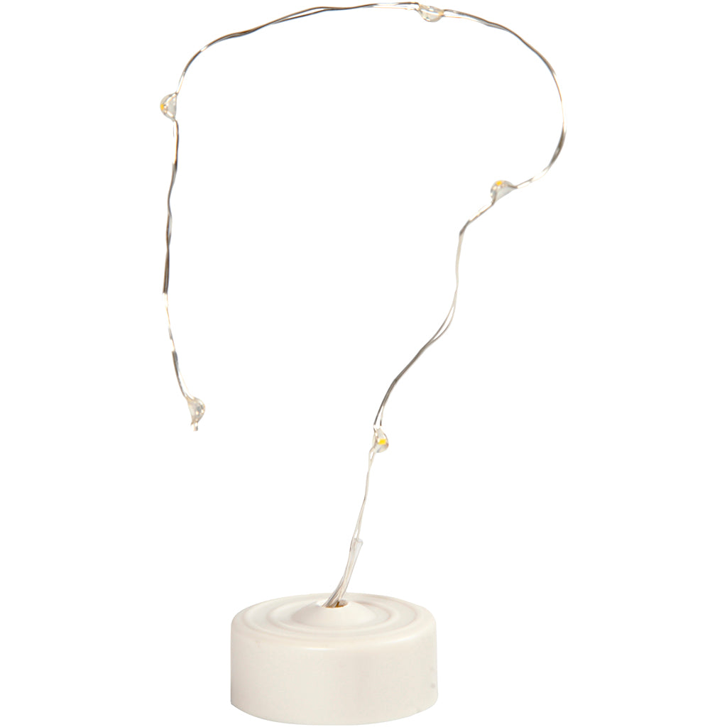 Creativ company http: www.cchobby.nl led-lichtslinger-l-27-cm-zilver-1-stuk