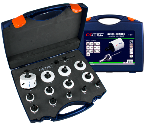 Rotec gatzagenset allround sds+ bim-co 16-delig