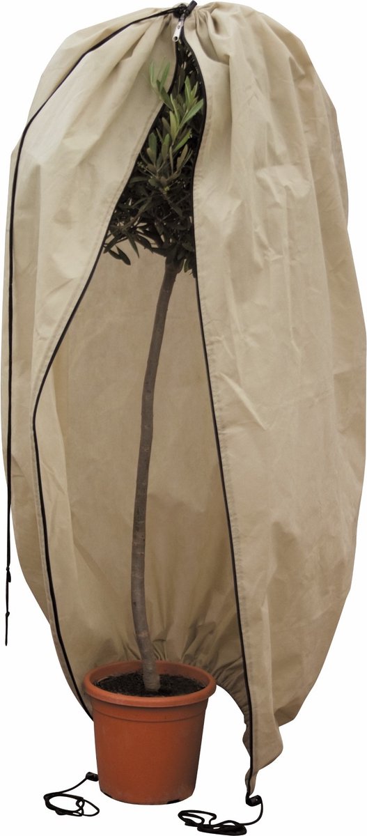 Eurotrail plantenhoes tegen vorst - beschermhoes winter boom plant - ø 50cm - beige - planthoes