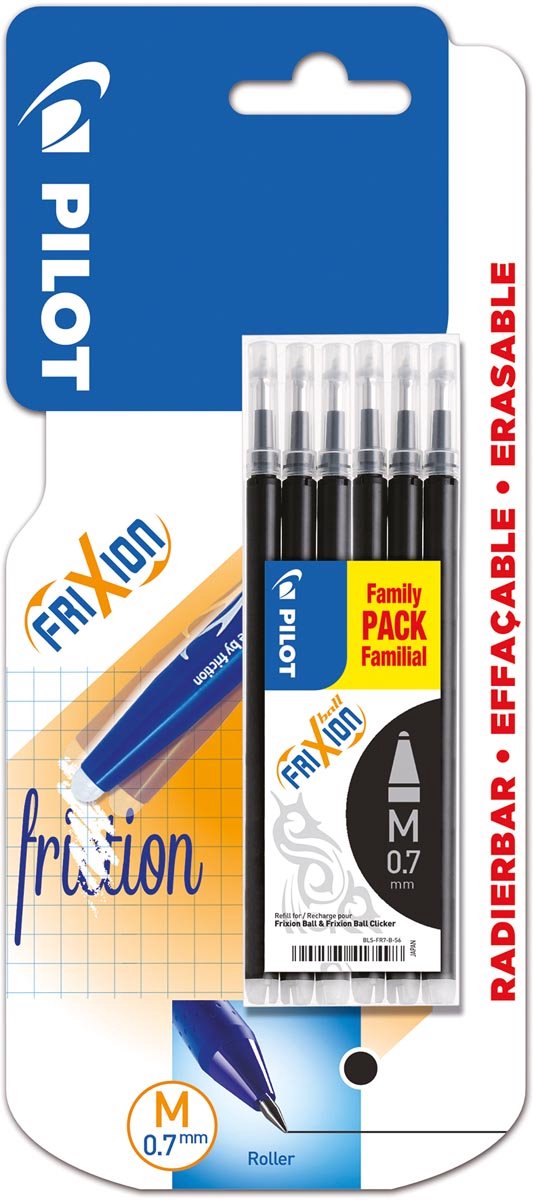 Pilot rollerpenvulling frixion bls-fr7 m zwart