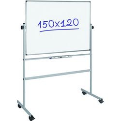 Kantelbare whiteboard viking 150x120cm magnetisch dubbelzijdig