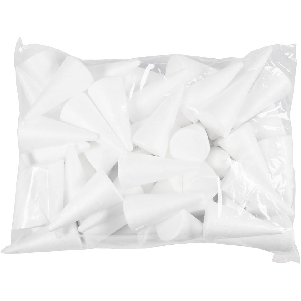 Http: www.cchobby.nl kegels-h-11-cm-d-5-5-cm-wit-50-stuk-1-doos