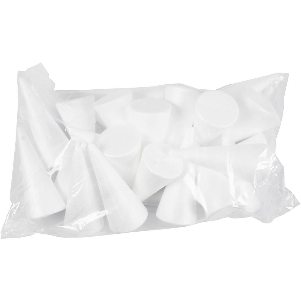 Http: www.cchobby.nl kegels-h-14-5-cm-d-6-cm-wit-25-stuk-1-doos