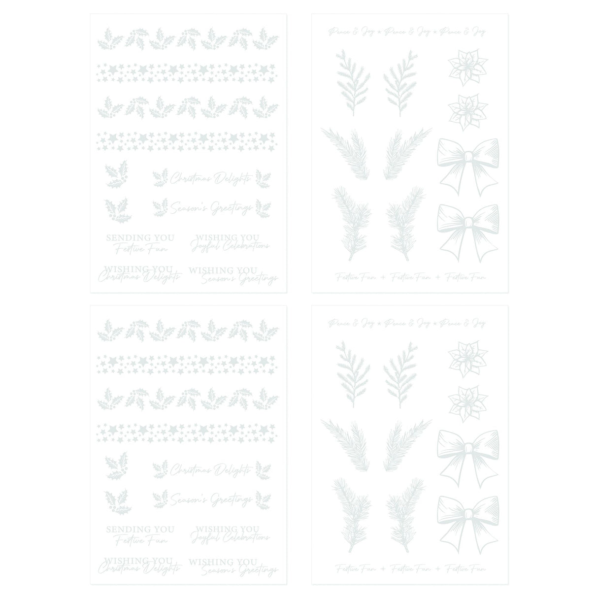Tonic studios • timeless tidings foil fusion adhesive sheets
