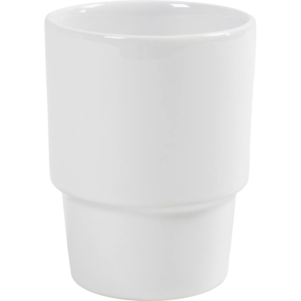 Http: www.cchobby.nl mok-h-10-cm-d-8-5-cm-wit-1-stuk