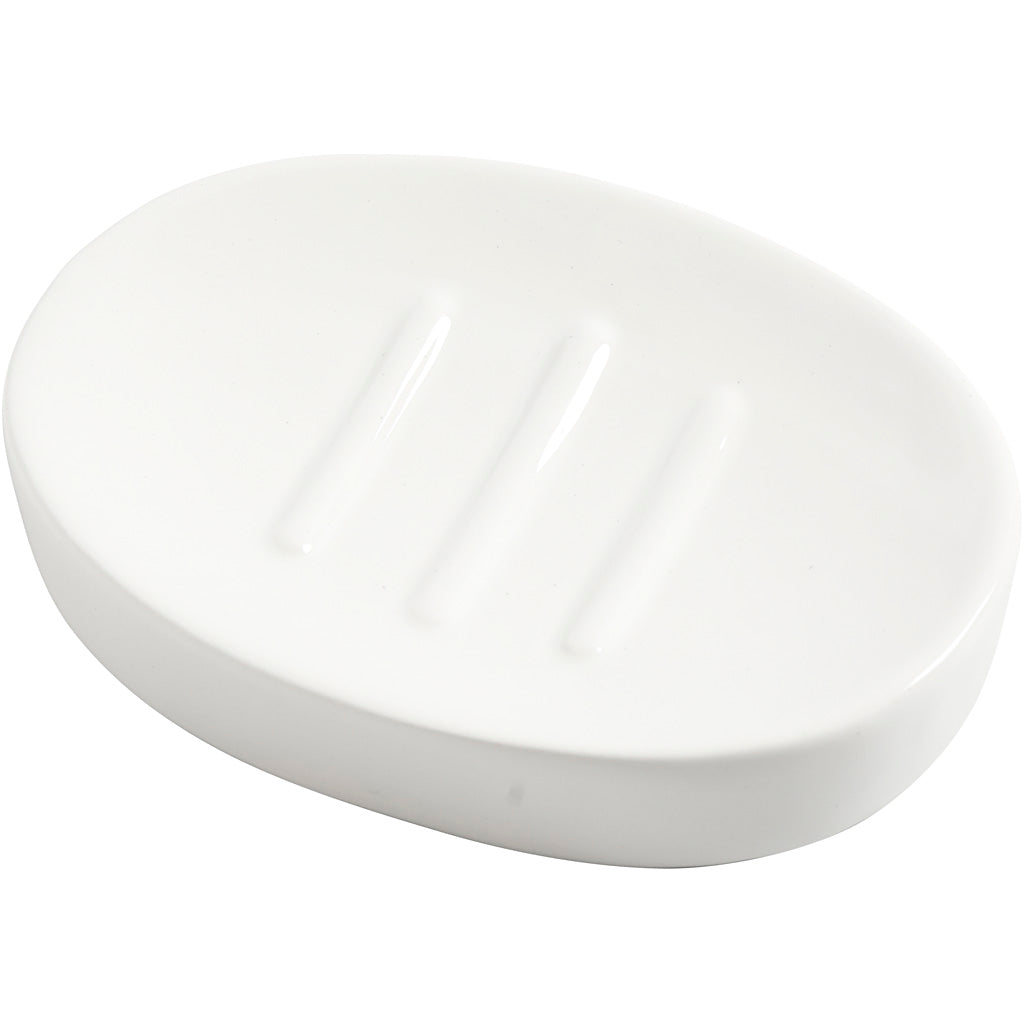 Creativ company http: www.cchobby.nl zeepbakje-h-2-5-cm-l-13-5-cm-b-10-cm-wit-1-stuk