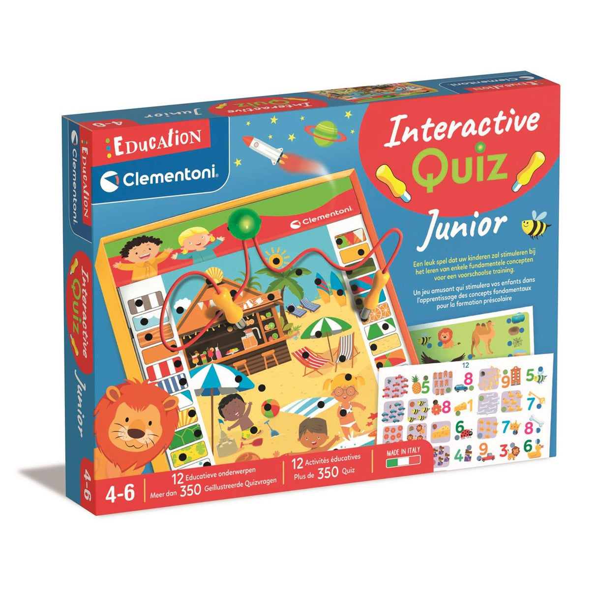 Clementoni interactive quiz junior 4-6 jaar