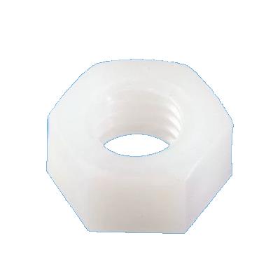 Moer wit m4 d555 934 polyamide 6.6 (nylon) | 1000 stuks