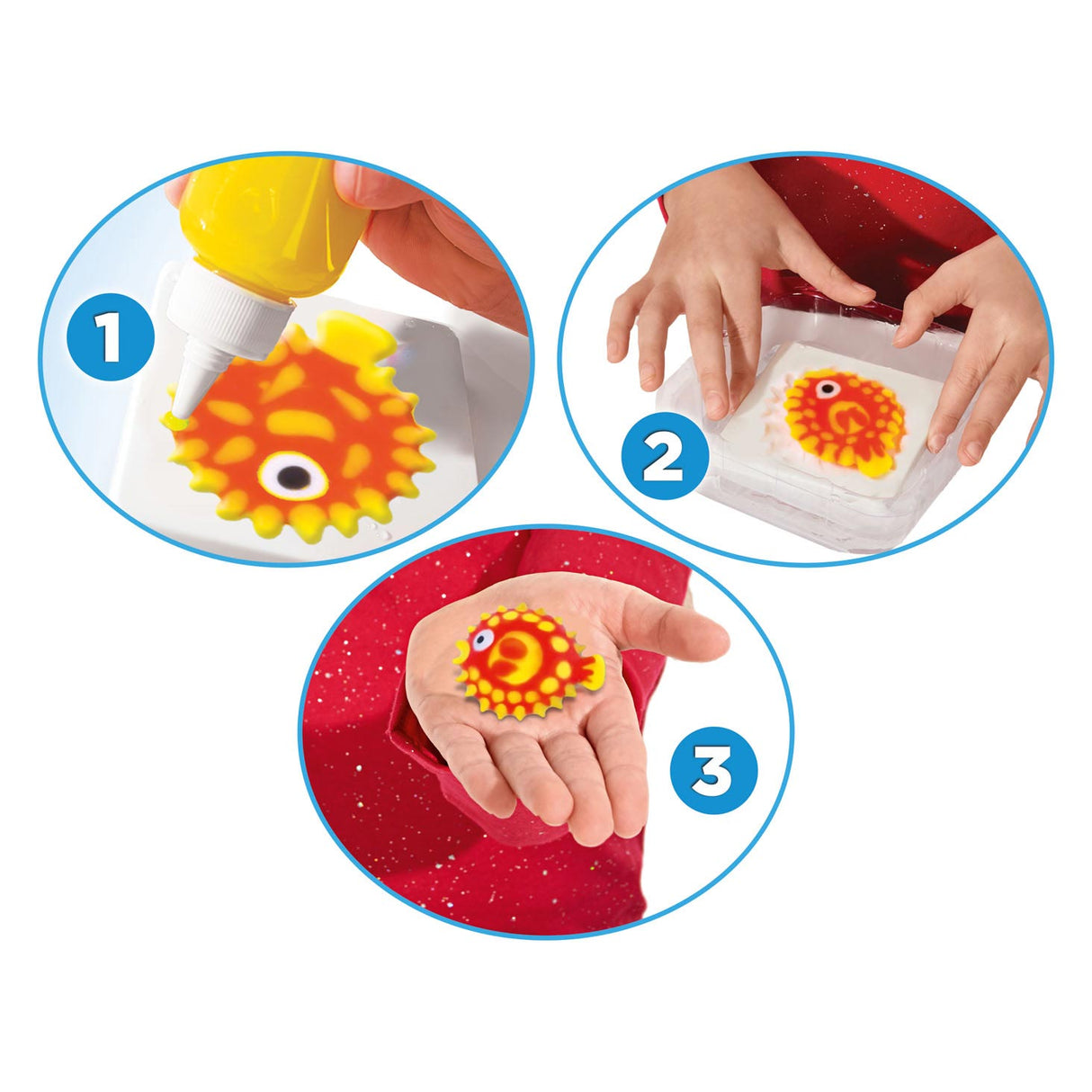 Simba aqua gelz colossal set, 13 flesjes kleurgel, elk 30ml, 16 mallen, 6x additief, vanaf 8 jaar - hobbypakket