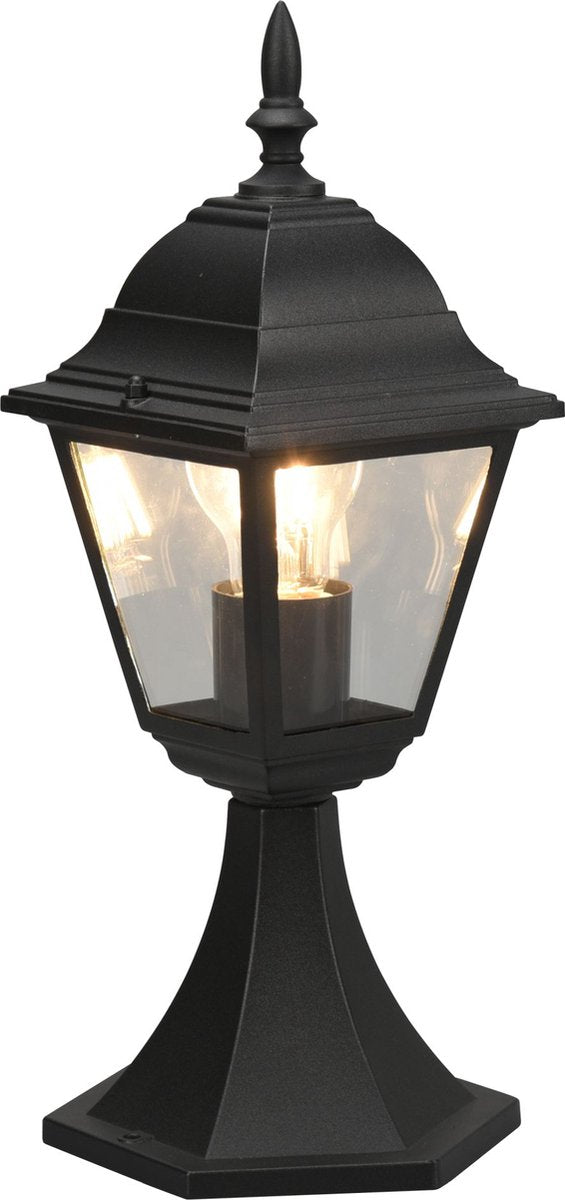 Trio livenza - paalverlichting - zwart mat - excl. 1x e27 4 w - zwenkbaar - indirecte verlichting - niet dimbaar - buitenverlichting - ip44