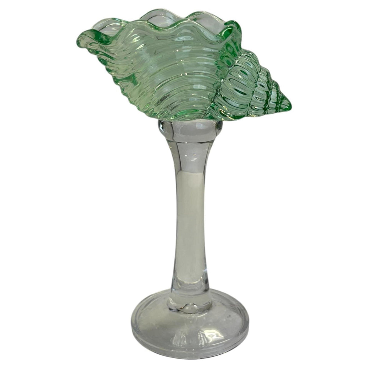 Mansion atmosphere kandelaar schelp 13x8x21cm