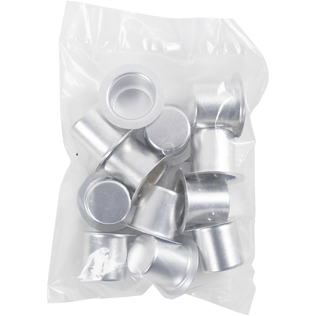 Creativ company http: www.cchobby.nl kaarsenhouders-h-23-mm-d-31-mm-12-stuk-1-doos