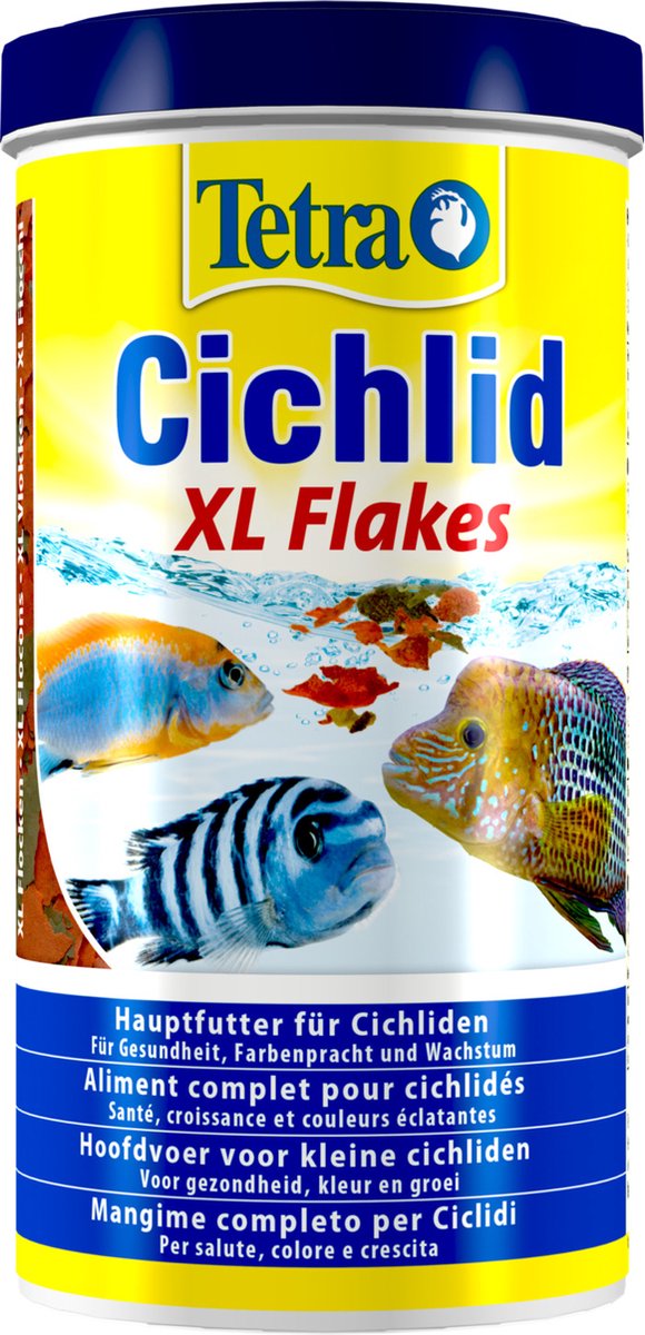Tetra cichlid xl vlokken - vissenvoer - 1 l