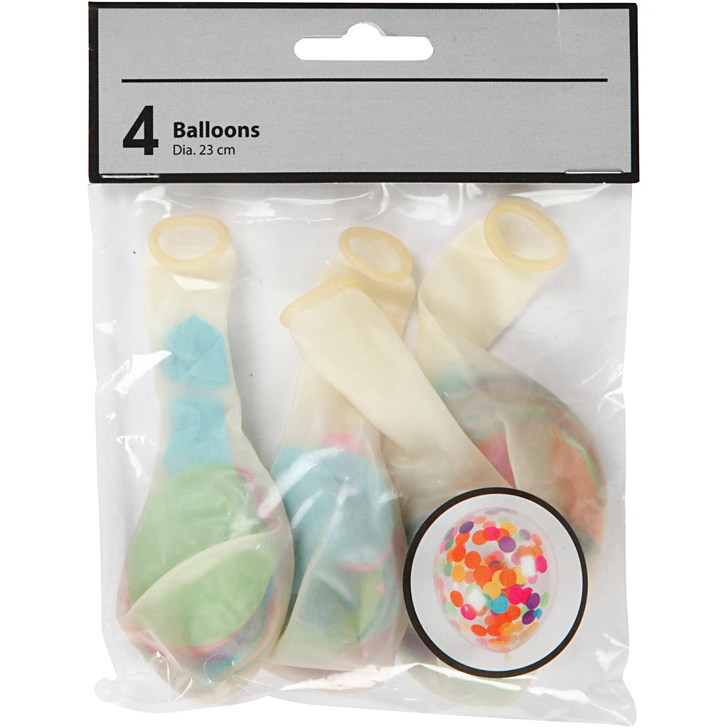Http: www.cchobby.nl ballonnen-met-confetti-rond-d-23-cm-transparant-4-stuk-1-doos