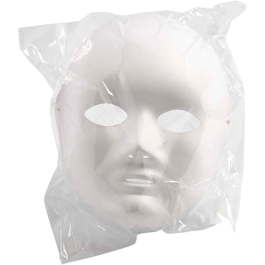 Http: www.cchobby.nl masker-h-22-cm-b-17-cm-wit-1-stuk