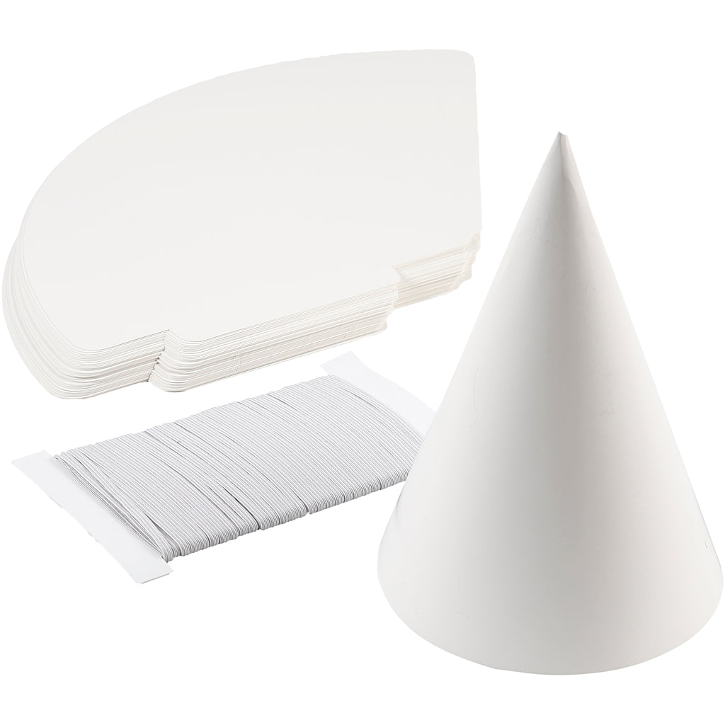 Creotime http: www.cchobby.nl kegel-h-23-cm-d-16-5-cm-230-gr-wit-50-stuk-1-doos