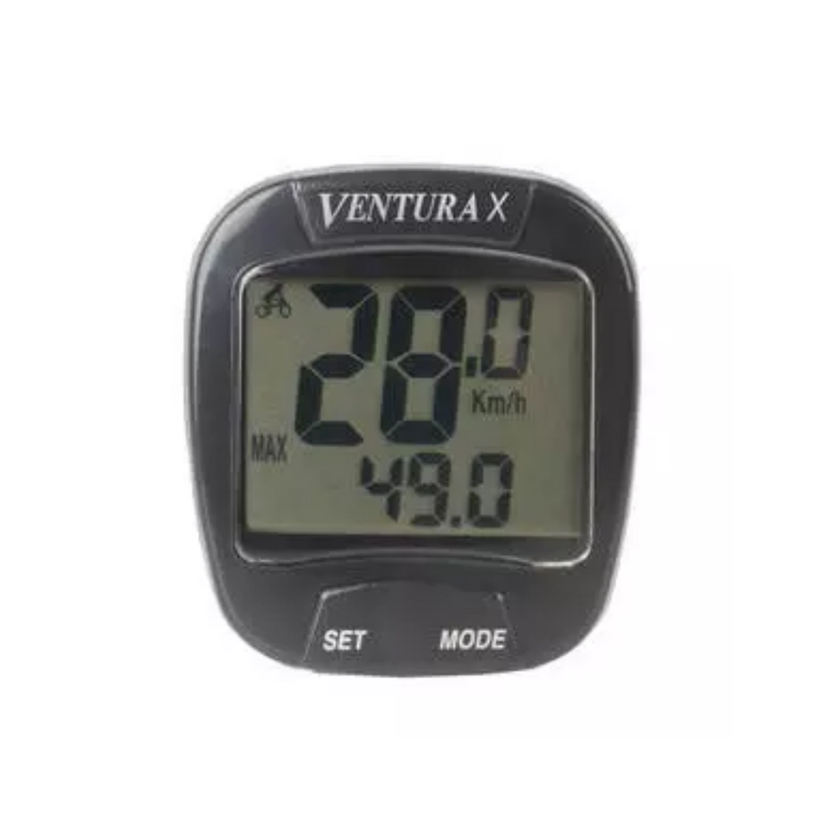 Fietscomputer Ventura X 10 functies - zwart