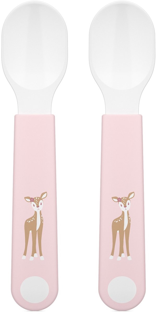 Mepal mio oefenlepel little dutch - set van 2 - goede grip - kinderservies - fairy garden