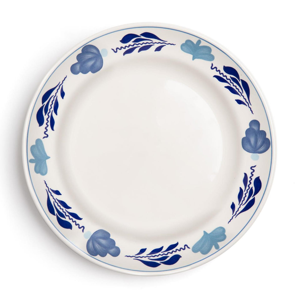Boerenbont boerenblauw plat bord ø25,5cm decor doos a 6 stuks
